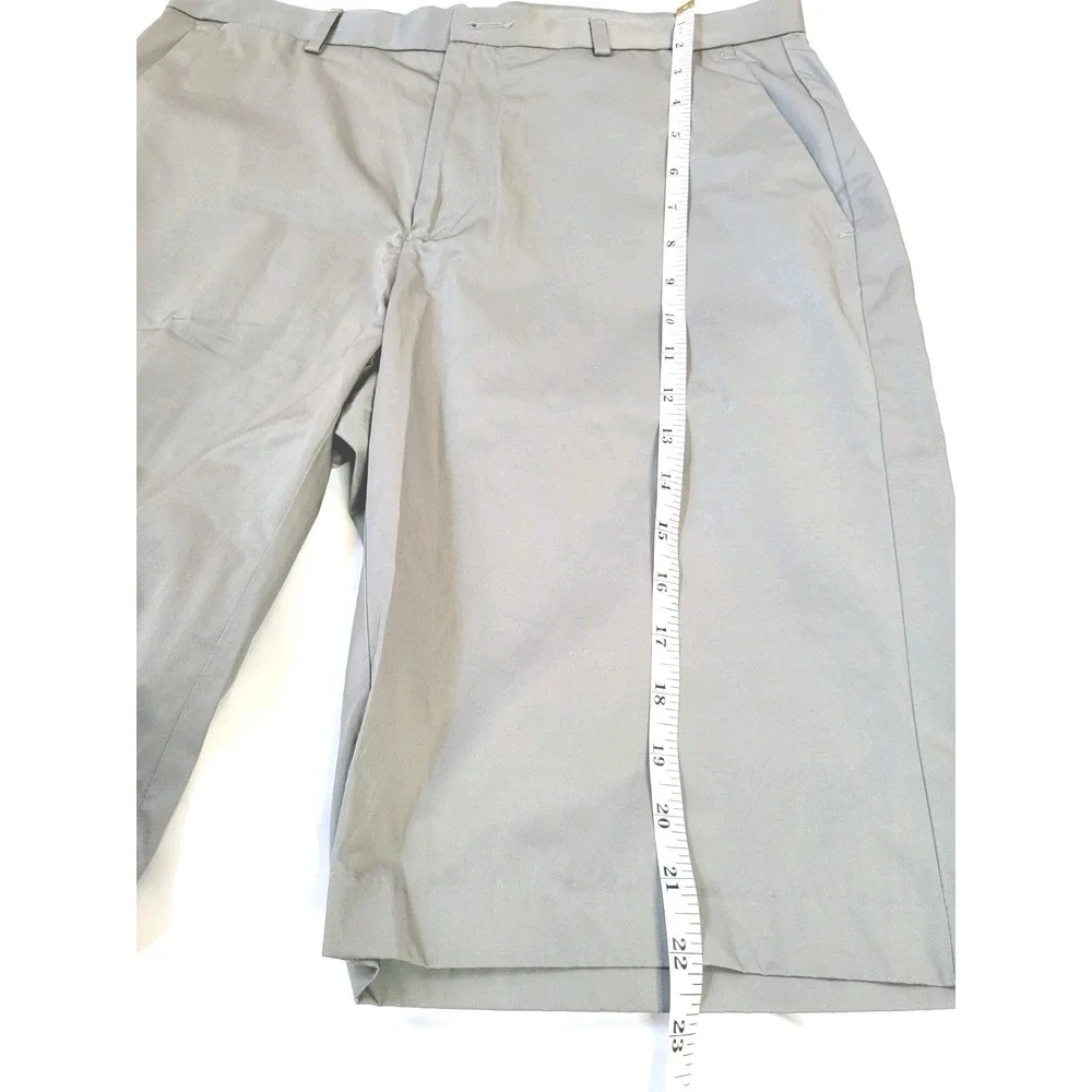 Calvin Klein Mens Chino Shorts Pockets Comfort Casual Gray Sz 32